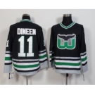 Hartford Whalers #11 Dineen Black CCM Throwback Stitched NHL Jersey