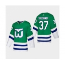 Men's Hartford Whalers #37 Andrei Svechnikov 2019-20 Heritage Authentic Player Hockey Jersey Green