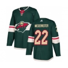 Men's Minnesota Wild #22 Nino Niederreiter Green Home Stitched Hockey Jersey