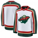 Men's Minnesota Wild Blank White 2025 25th Anniversary Stitched Hockey Jersey