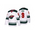 Men's adidas 2017-2018 Season Minnesota Wild #9 Mikko Koivu Away Jersey