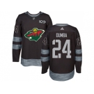 Minnesota Wild #24 Matt Dumba Black 1917-2017 100th Anniversary Stitched NHL Jersey