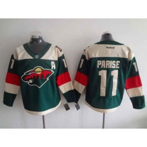 nhl jerseys minnesota wild #11 parise green[new patch A][parise]