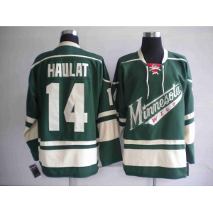 nhl jerseys minnesota wild 14# havlat green