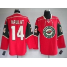 nhl jerseys minnesota wild 14# havlat red
