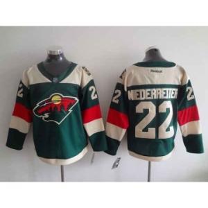 nhl jerseys minnesota wild #22 niederreiter green[2015 new][niederreiter]