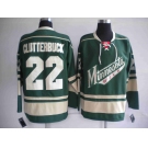 nhl jerseys minnesota wild 22#cltterbuck green
