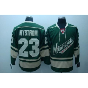 nhl jerseys minnesota wild #23nystrom green
