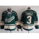 nhl jerseys minnesota wild #3 coyle green[Stitched][coyle]