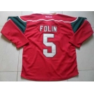 nhl jerseys minnesota wild #5 folin red