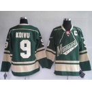 nhl jerseys minnesota wild 9# koivu gree