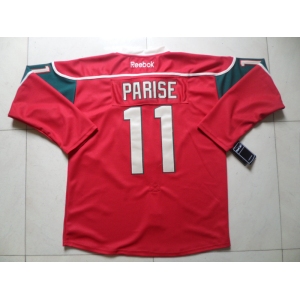 nhl jerseys minnesota wilds #11 parise red