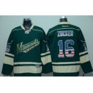 nhl jerseys minnesota wilds #16 zucker green[national flag version]