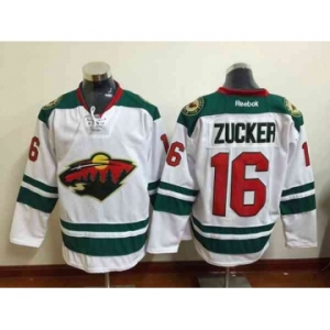 nhl jerseys minnesota wilds #16 zucker white