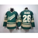 nhl jerseys minnesota wilds #26 vanek green