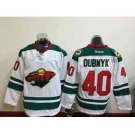 nhl jerseys minnesota wilds #40 dubnyk white