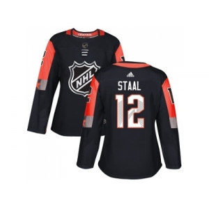 Women Adidas Minnesota Wild #12 Eric Staal Black 2018 All-Star Central Division Authentic Stitched NHL Jersey