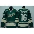 youth nhl jerseys minnesota wilds #16 zucker green