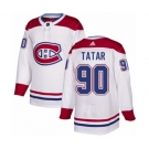 Adidas Montreal Canadiens #90 Tomas Tatar Authentic White Away NHL Jersey