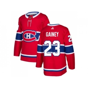 Men Adidas Montreal Canadiens #23 Bob Gainey Red Home Authentic Stitched NHL Jersey