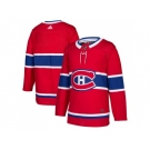 Men Adidas Montreal Canadiens Blank Red Home Authentic Stitched NHL Jersey