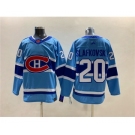 Men's Montreal Canadiens #20 Juraj Slafkovsky 2022-23 Reverse Retro Stitched Jersey