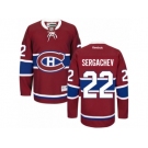 Men's Reebok Montreal Canadiens #22 Mikhail Sergachev Authentic Red Home NHL Jersey