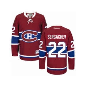 Men's Reebok Montreal Canadiens #22 Mikhail Sergachev Authentic Red Home NHL Jersey