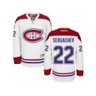 Men's Reebok Montreal Canadiens #22 Mikhail Sergachev Authentic White Away NHL Jersey