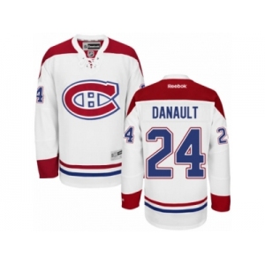 Men's Reebok Montreal Canadiens #24 Phillip Danault Authentic White Away NHL Jersey