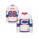 Men's Reebok Montreal Canadiens #26 Jeff Petry Authentic White 2016 Winter Classic NHL Jersey