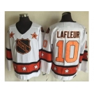 Montreal Canadiens #10 Guy Lafleur White Orange All Star CCM Throwback Stitched NHL Jersey