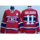 Montreal Canadiens #11 Brendan Gallagher Red Home Stitched NHL Jersey