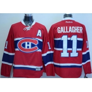 Montreal Canadiens #11 Brendan Gallagher Red Home Stitched NHL Jersey