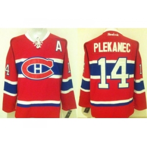 Montreal Canadiens #14 Tomas Plekanec Stitched Red New CH NHL Jersey