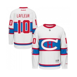 Reebok Montreal Canadiens #10 Guy Lafleur Authentic White 2016 Winter Classic NHL Jersey