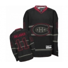 Reebok Montreal Canadiens #11 Brendan Gallagher Authentic Black Ice NHL Jersey