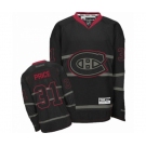 Reebok Montreal Canadiens #31 Carey Price Authentic Black Ice NHL Jersey