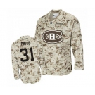 Reebok Montreal Canadiens #31 Carey Price Authentic Camouflage NHL Jersey