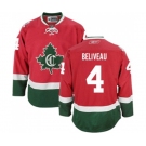 Reebok Montreal Canadiens #4 Jean Beliveau Authentic Red New CD NHL Jersey