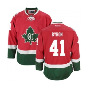 Reebok Montreal Canadiens #41 Paul Byron Authentic Red New CD NHL Jersey
