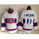 nhl jerseys montreal canadiens #10 lafleur white