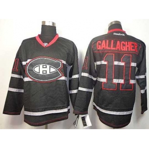 nhl jerseys montreal canadiens #11 gallagher black ice[gallagher]