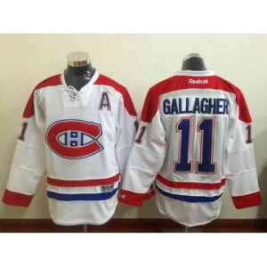 nhl jerseys montreal canadiens #11 gallagher white[gallagher][patch A]