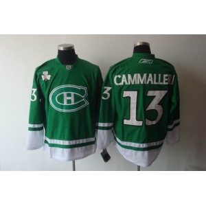 nhl jerseys montreal canadiens #13 cammalleri green