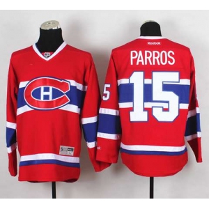 nhl jerseys montreal canadiens #15 parros red