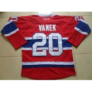 nhl jerseys montreal canadiens #20 vanek red