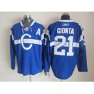 nhl jerseys montreal canadiens #21 gionta blue[patch A]