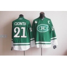 nhl jerseys montreal canadiens #21 gionta green