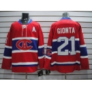 nhl jerseys montreal canadiens #21 gionta red CA